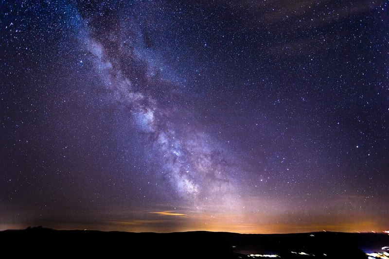 Solo Traveler under the Milky Way